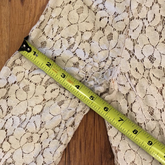 ✨Host Pick! Exquisite lace crochet cardigan with mesh peplum and ties in cotton - Picture 8 of 12